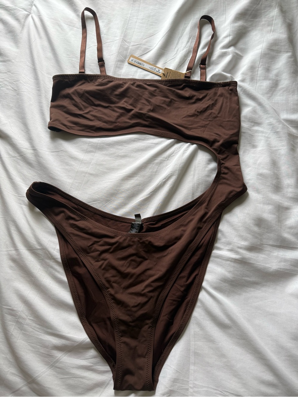 Skims strapless monokini one piece